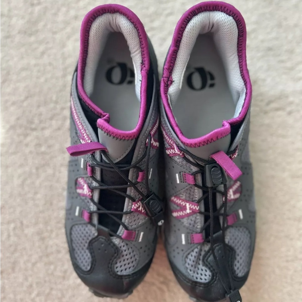 Pearl Izumi W X-Alp Drift II Cycling Shoes US 8.5 40 Gray Pink 2 Bolt - Picture 5 of 7